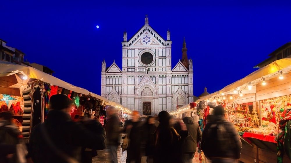 Mercadillo de Navidad en Florencia